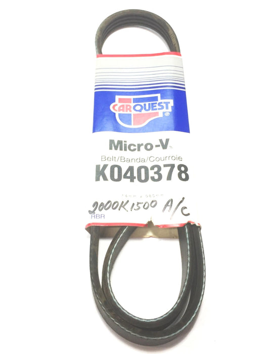 Carquest "Micro-V" Serpentine Belt K040378 NOS
