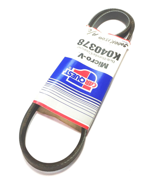 Carquest "Micro-V" Serpentine Belt K040378 NOS