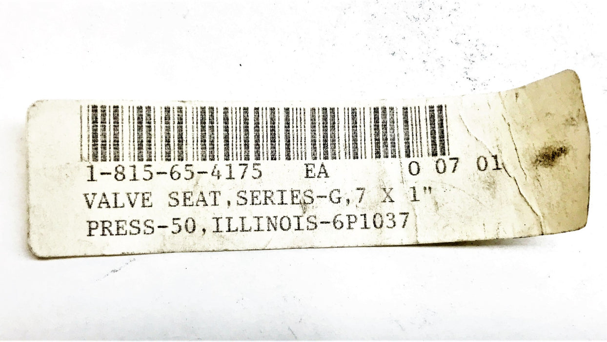 Illinois/Watts Series MG-MGF 50 PSIG Valve Seat 6P1037 NOS