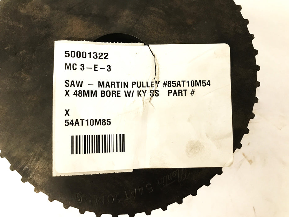 Martin Hub Drive Sprocket 85AT10M54 USED