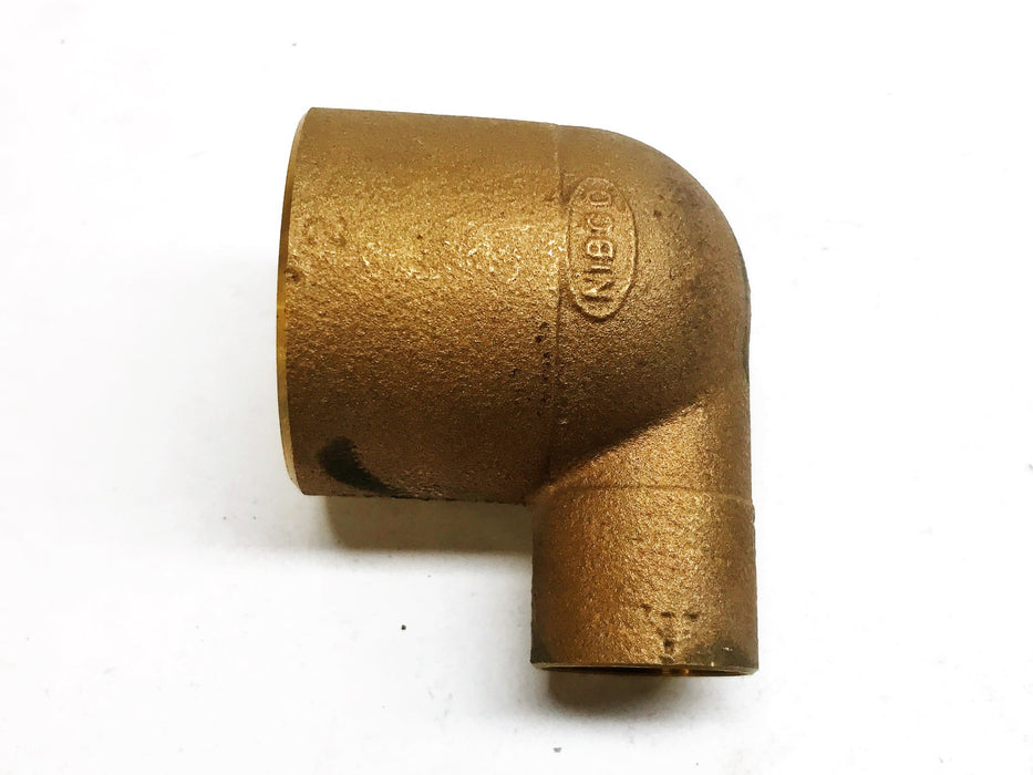 NIBCO 2" to 1" Brass 90 Degree Reducing Elbow [Lot of 2] NOS