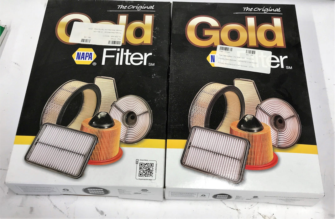 NAPA Gold Air Filter 2725 [Lot of 2] NOS