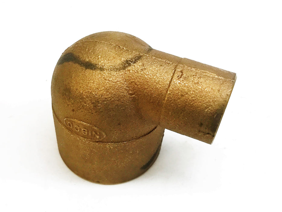 NIBCO 2" to 1" Brass 90 Degree Reducing Elbow [Lot of 2] NOS