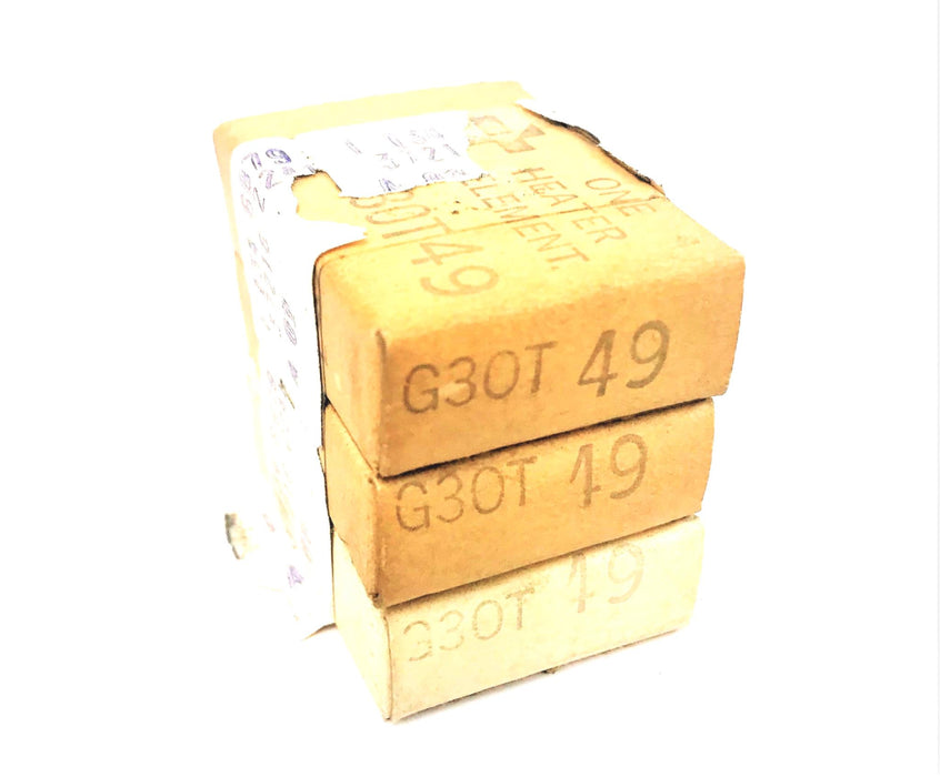 GOULD HEATER ELEMENT G30T49(T49) [LOT OF 3] NOS