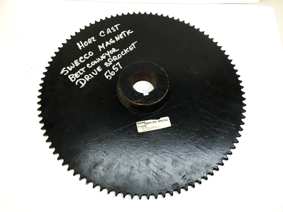 Morse Bely Conveyor Drive Sprocket with Keyway Bore W31642 NOS