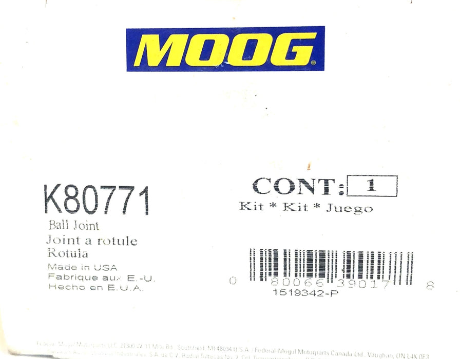 Moog Suspension Ball Joint K80771 NOS