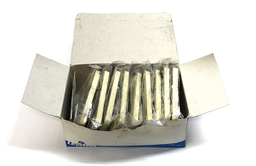 Leviton 630A 6-Conductor Screw Terminal Wall Jack Pack (9pcs) 40216-I NOS