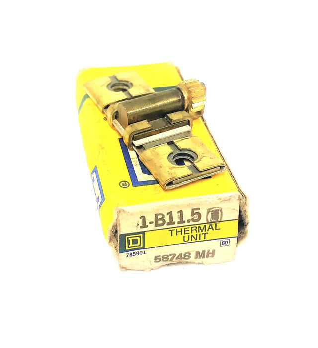 SQUARE D B11.5 OVERLOAD RELAY THERMAL UNIT 58748MH NOS