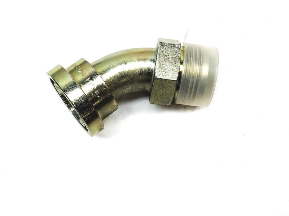 Unbranded 1-1/4 Inch Split Flange Elbow Adapter 64520 (HP-62) NOS