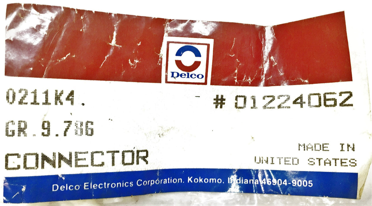 Delco Connector/Clip 01224062 [Lot of 10] NOS