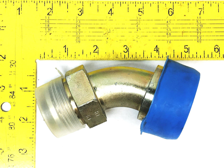 Unbranded 1-1/4 Inch Split Flange Elbow Adapter 64520 (HP-62) NOS