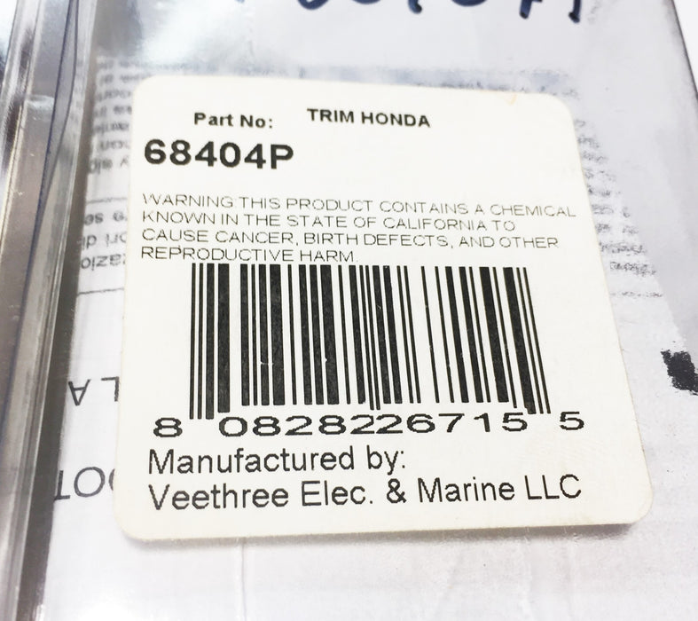 Teleflex Marine Trim Gauge 68404P NOS