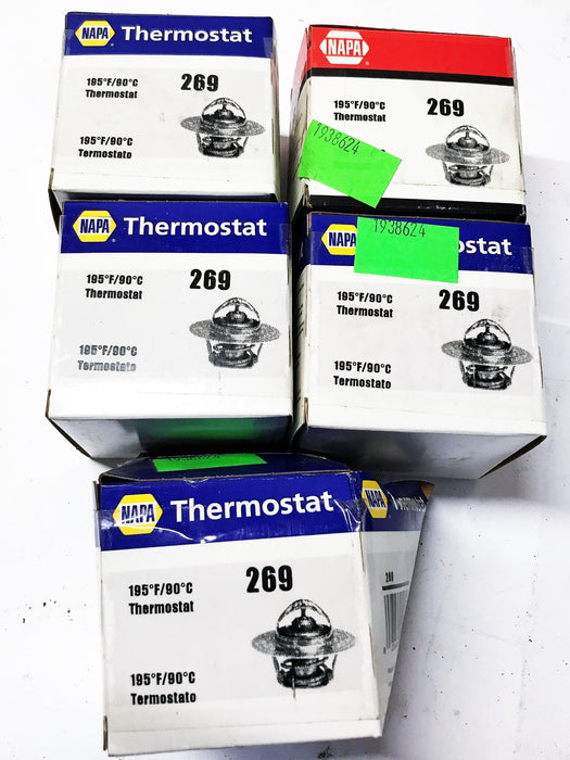 NAPA Thermostat 269 [Lot of 5] NOS