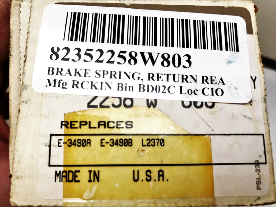 Meritor Brake Springs (Box of 4) 2258W803 NOS