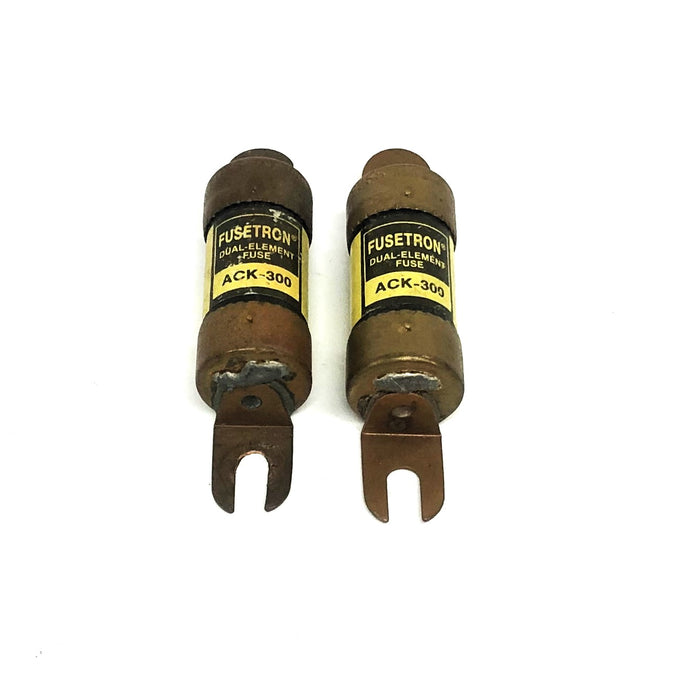 Bussmann Fusetron Fuse ACK-300 [Lot of 2] NOS