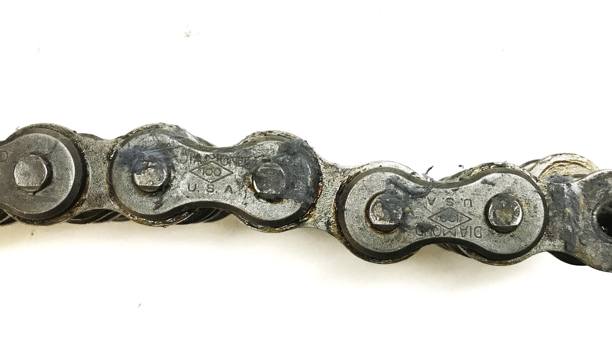 Diamond Double Strand Offset Roller Chain, 53 inches in Length, 100-2 NOS