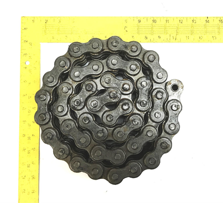 Diamond Double Strand Offset Roller Chain, 58 inches in Length, 100-2 NOS