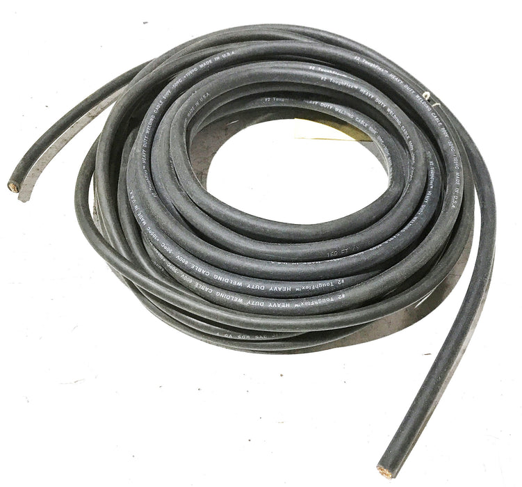 NAPA 25 Foot Black Rubber Welding Cable 736228 USED