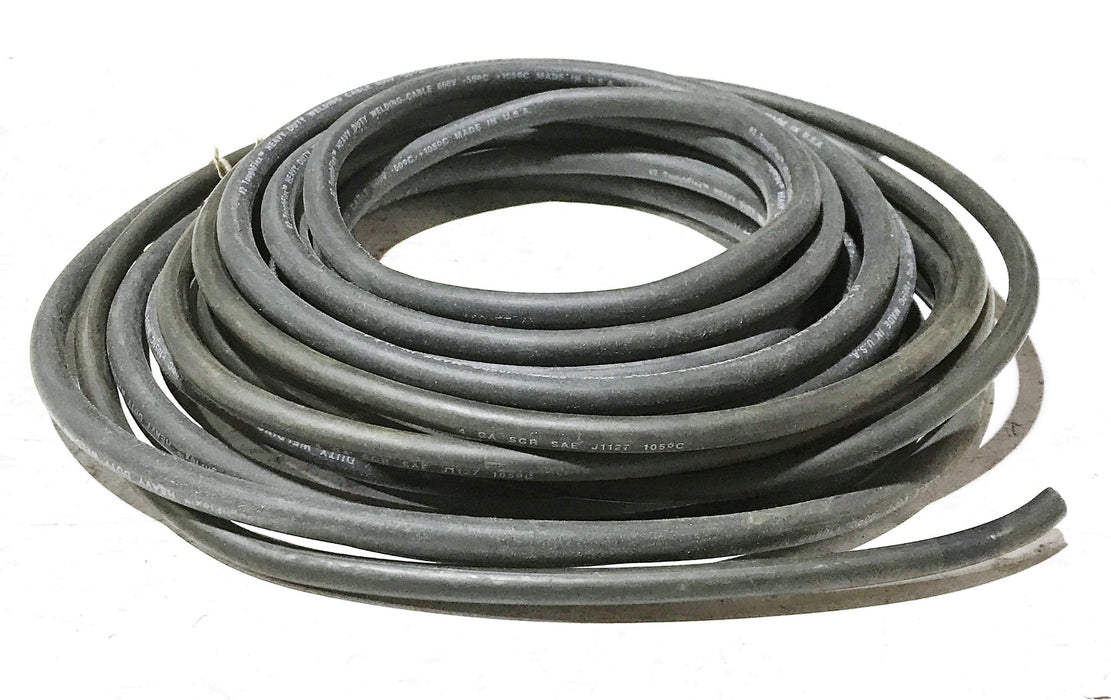 NAPA 25 Foot Black Rubber Welding Cable 736228 USED