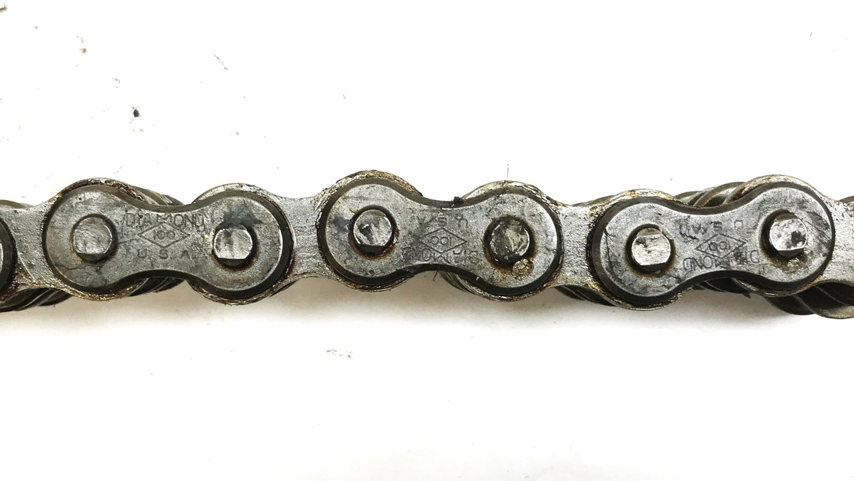 Diamond Double Strand Offset Roller Chain, 58 inches in Length, 100-2 NOS