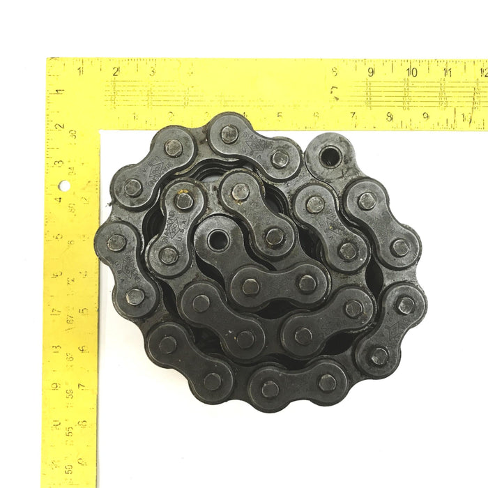 Diamond Double Strand Offset Roller Chain, 34 inches in Length, 100-2 NOS