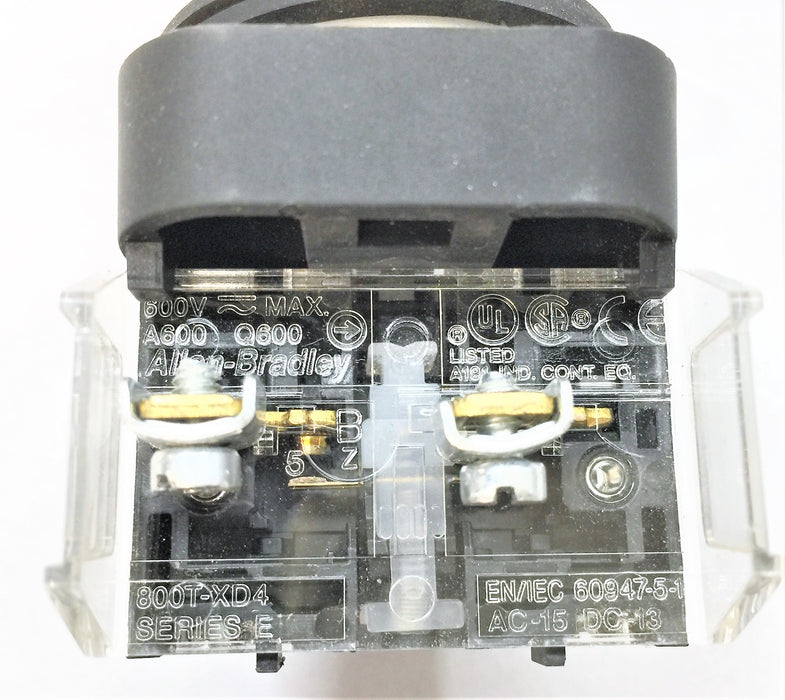 ALLEN-BRADLEY Red Jumbo Push/Pull Button (2-Position) 800T-FXJ6D4 USED