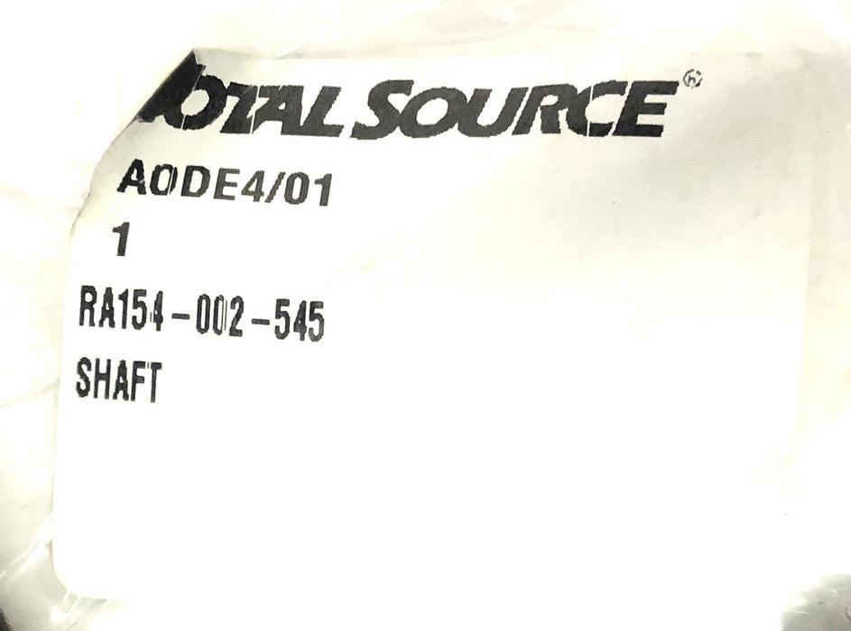 Total Source Shaft For Raymond RA154-002-545 NOS
