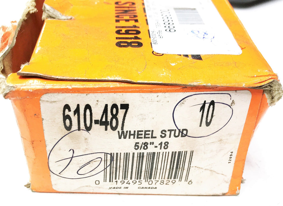 Dorman Wheel Stud 610-487 [Lot of 4] NOS