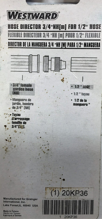 Westward Hose Director for 1/2" Hose 20KP36 NOS