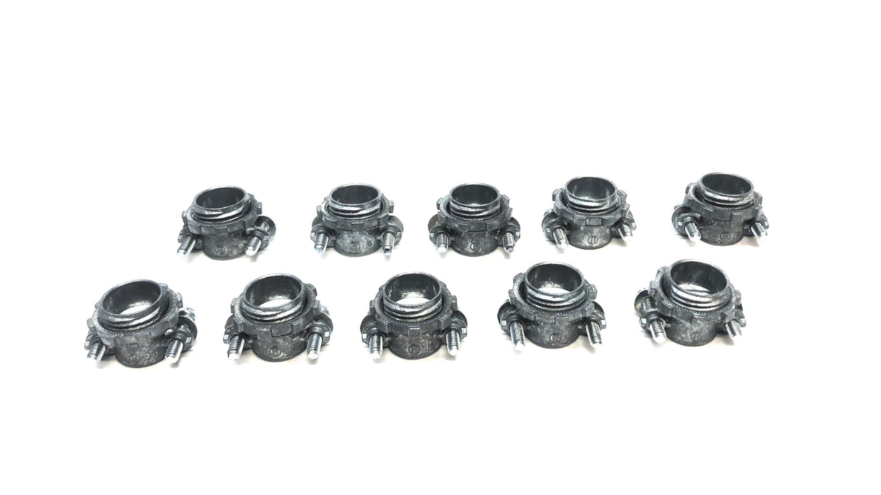 Unbranded Conduit Wire Connector 5/8" Bore [Lot of 10] NOS