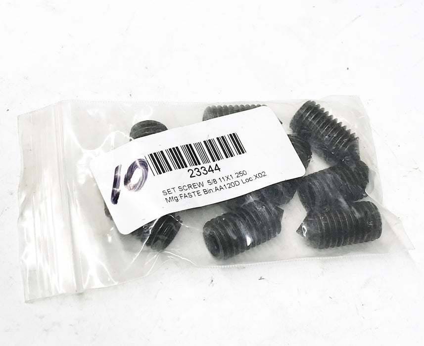 Fastenal 5/8" x 11x1.250 Set Screw 23344 [Lot of 10] NOS