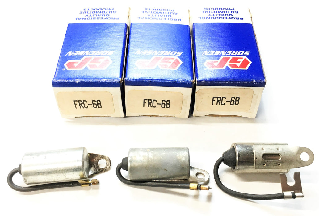 GP Sorensen Ignition Condenser [Lot of 3] FRC-68 NOS