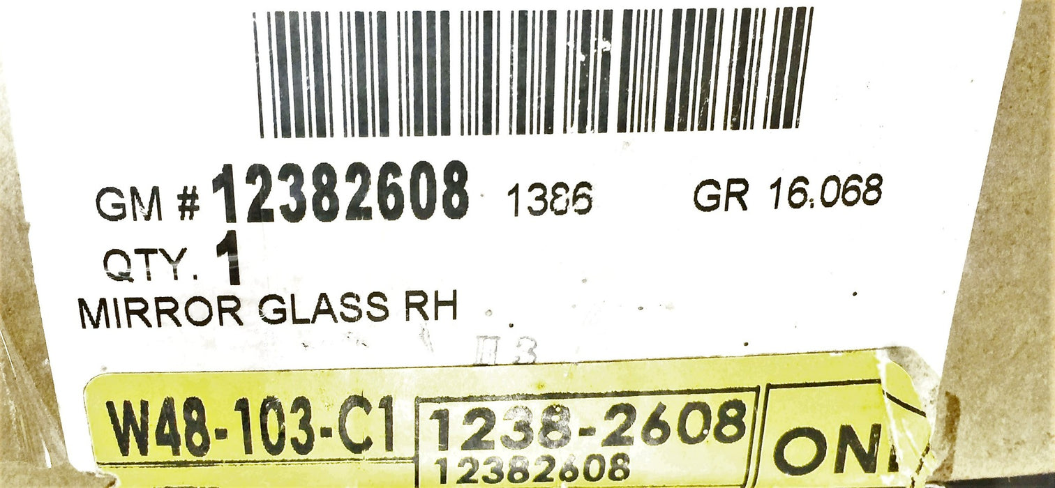 General Motors/GM Mirror 1238-2608 (12382608) NOS