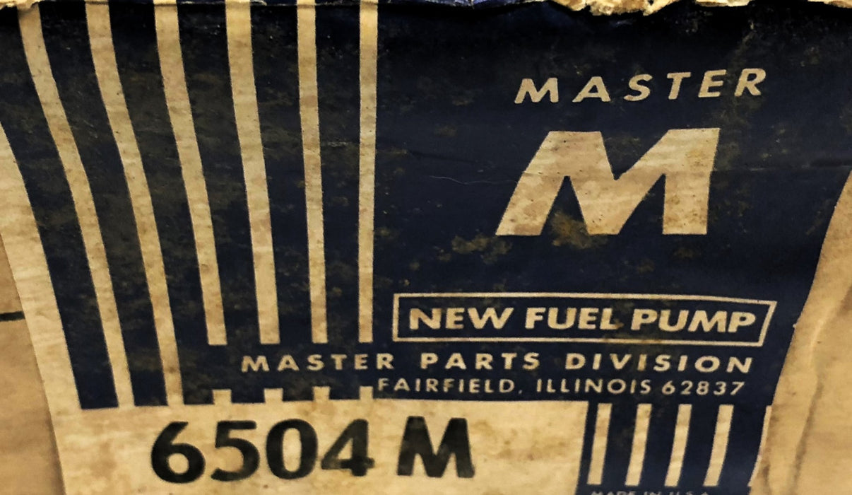 Master Fuel Pump 6504M NOS