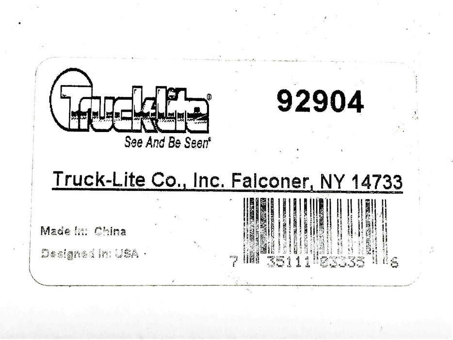 Truck-Lite Single Sound Regulation Backup Alarm 92904 NOS