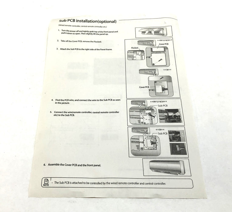 Samsung RAC Interface Module Accessory Kit MIM-A00A NOS