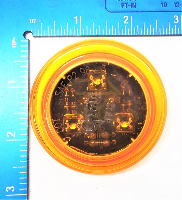 GROTE Amber Side Marker Light 47323 [Lot of 3] NOS