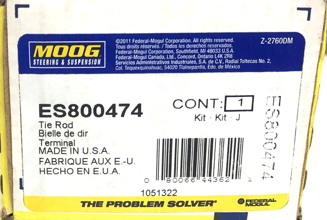 Moog Tie Rod End ES800474 NOS
