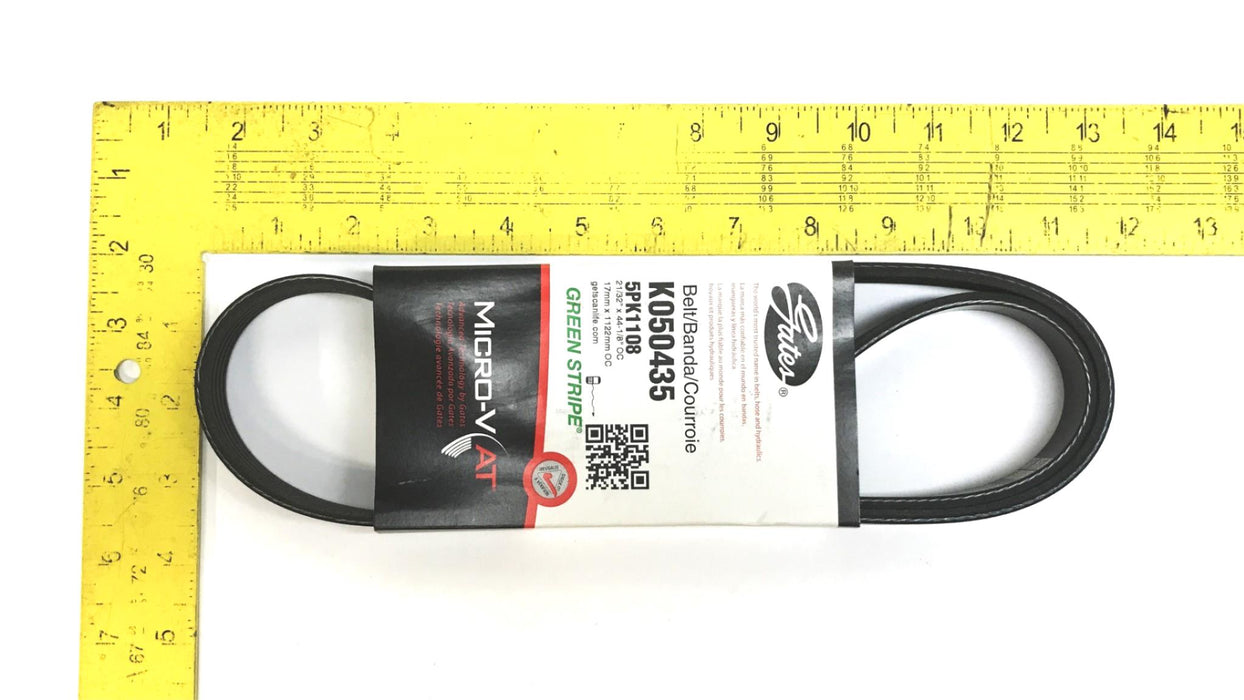 Car Quest/Gates 21/32" x 44-1/8" Micro-V Drive Belt K050435 [Lot of 3] NOS