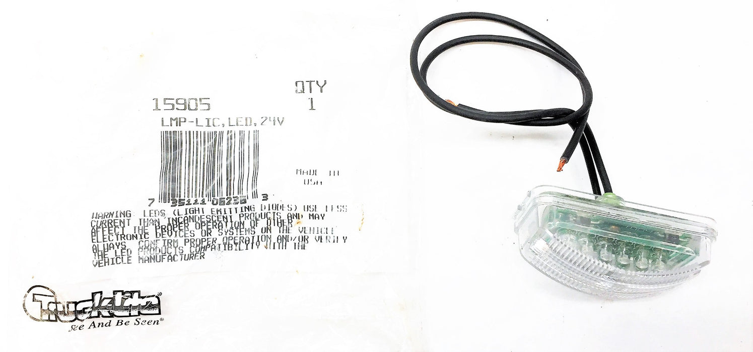 TRUCK-LITE License Plate Lamp Assembly 15905 NOS