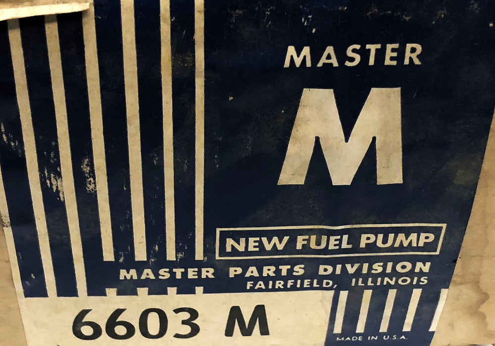 Master Fuel Pump 6603M NOS