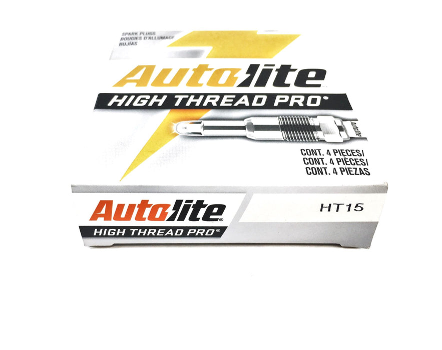 Autolite High Thread Pro 4 Piece Spark Plug Set HT15 NOS