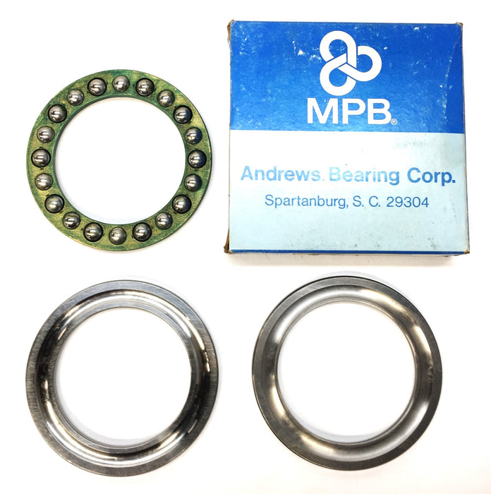 Andrews Bearing Corp. Thrust Ball Bearing Assembly 51112 (51112M8) NOS
