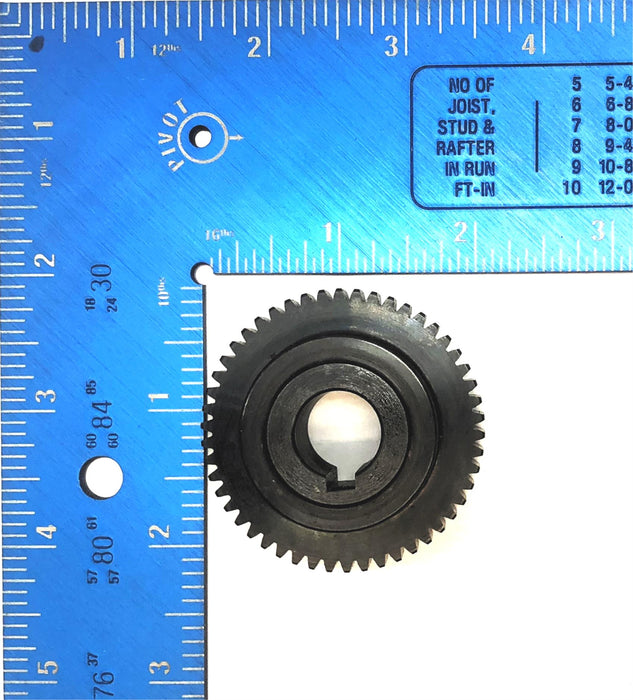 Unbranded 50mm OAL x 15mm Bore Gear 50 Teeth [Lot of 3] USED
