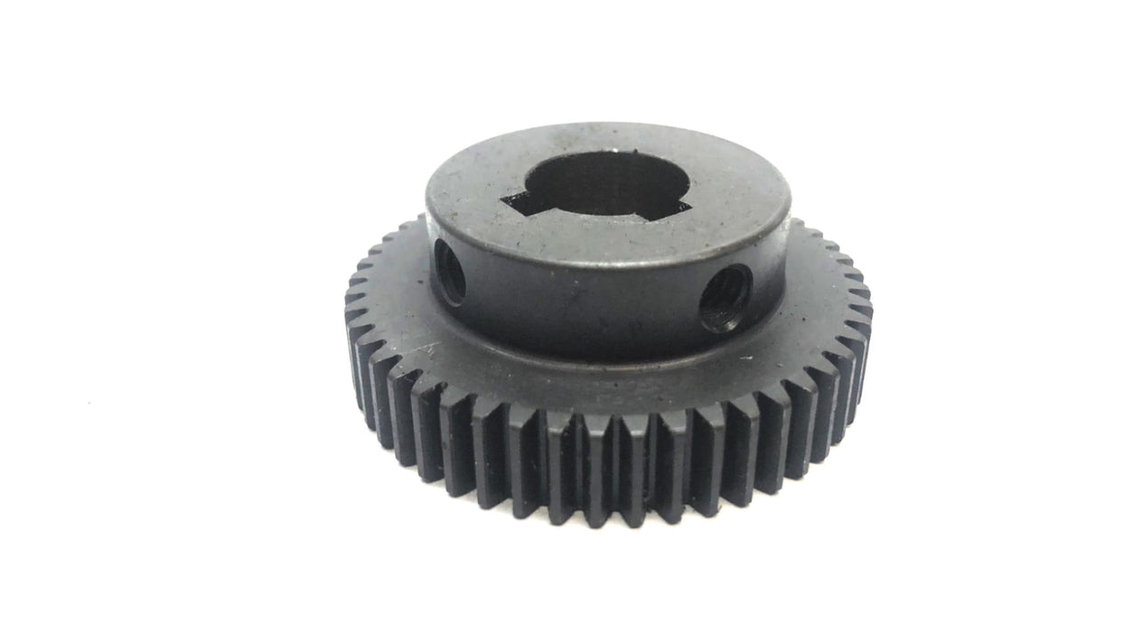 Unbranded 50mm OAL x 15mm Bore Double Keyway Gear 50 Teeth [Lot of 3] USED