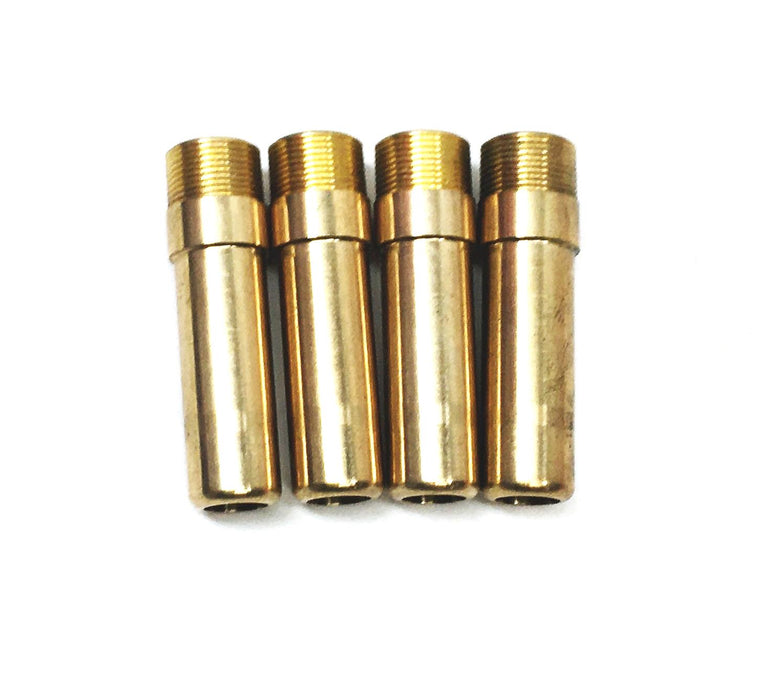 Unbranded 1/2 IN OD 11/32 IN ID Brass Engine Valve Guide 2 IN OAL [Lot of 4] NOS