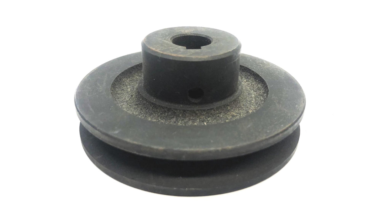 Unbranded 1/2" Bore x 3-1/4" OD Single Groove Keyway Pulley [Lot of 3] USED