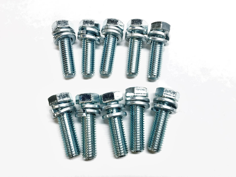 Stainless Steel 1-1/2" x 2" Bolts w/Lock Washer Hardware Kit 27pcs. NOS