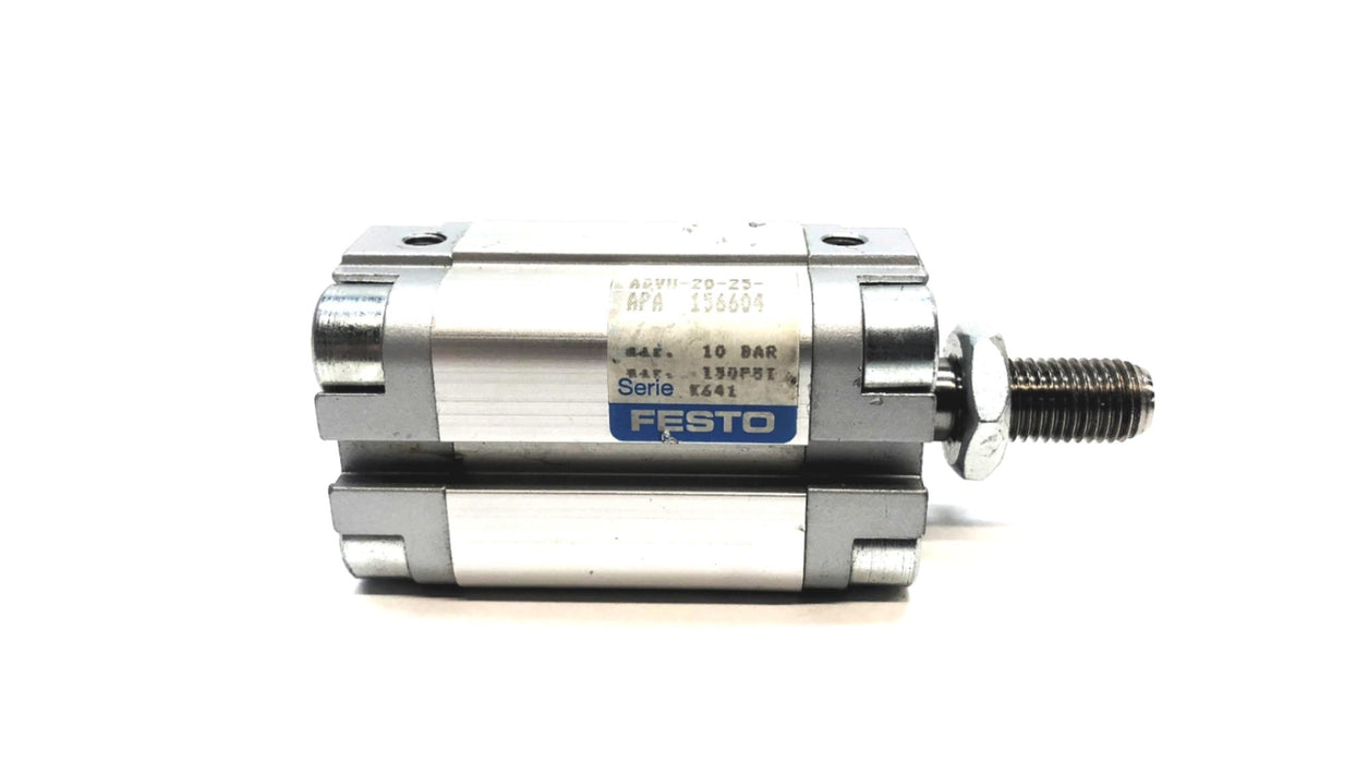 Festo 10 Bar / 150 PSI Pmax Pneumatic Cylinder ADVU-20-25-APA (156604) USED
