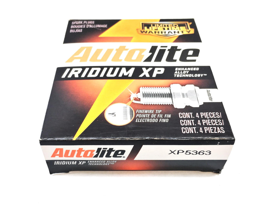 Autolite Iridium XP Enhanced Alloy Technology 4 Piece Spark Plug Set XP5363 NOS